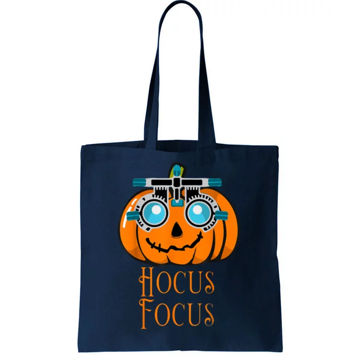 Hocus Focus Optometry Halloween Optometrist Eye Doctor Funny Tote Bag