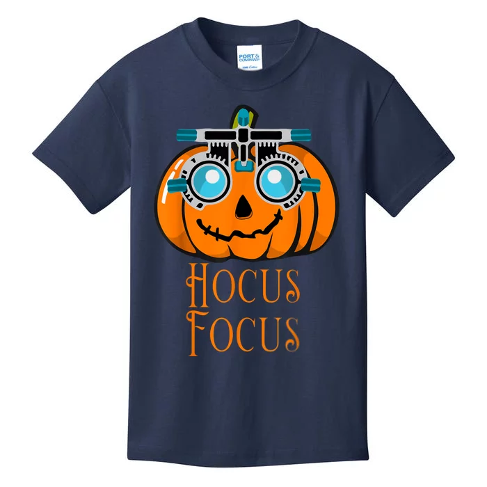 Hocus Focus Optometry Halloween Optometrist Eye Doctor Funny Kids T-Shirt