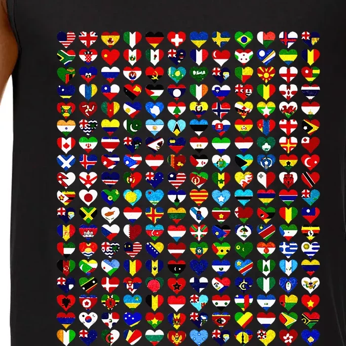 Heart Flags Of The Countries Of The World Flags Unity Day Comfort Colors® Tank Top