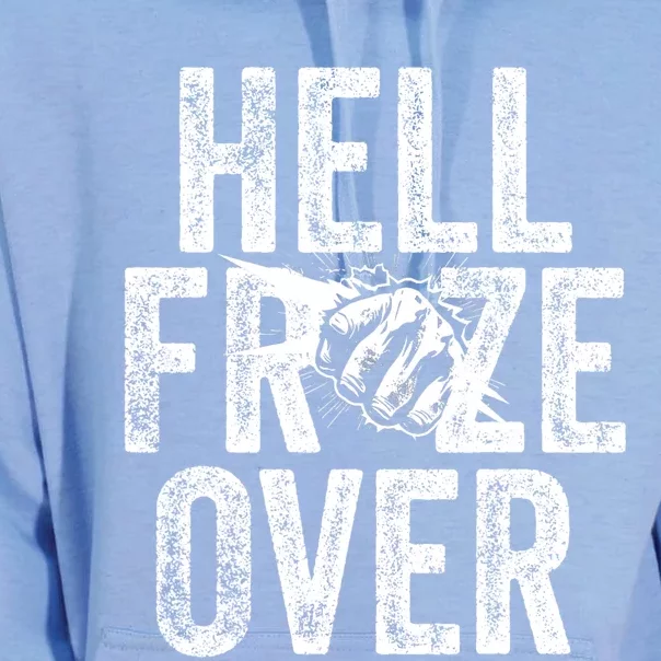 Hell Froze Over Unisex Surf Hoodie