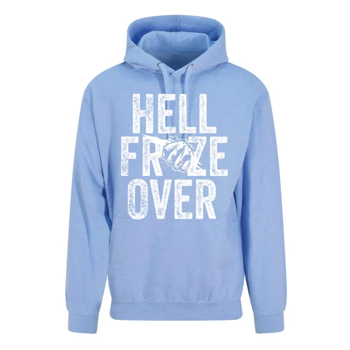 Hell Froze Over Unisex Surf Hoodie