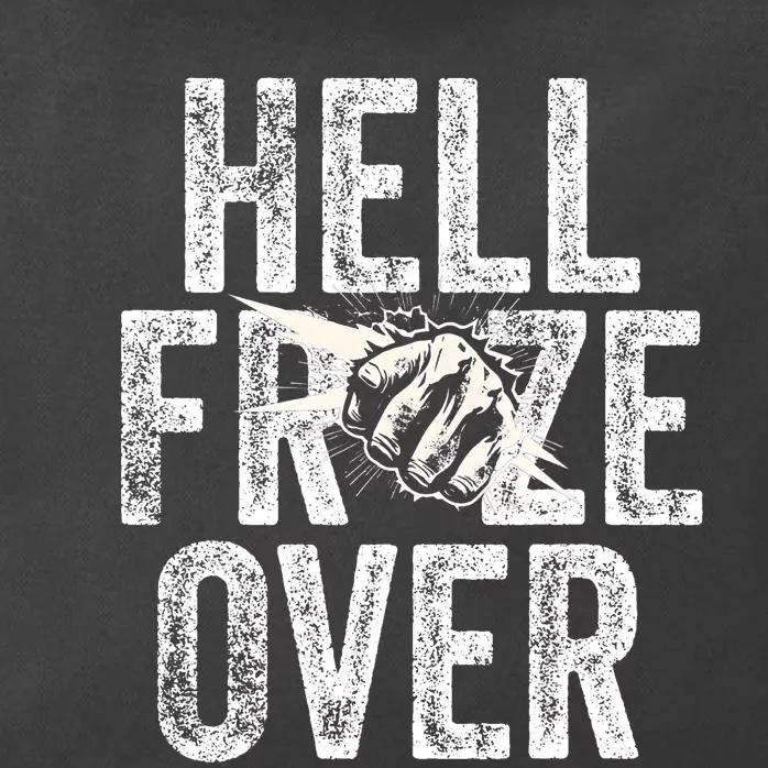 Hell Froze Over Zip Tote Bag