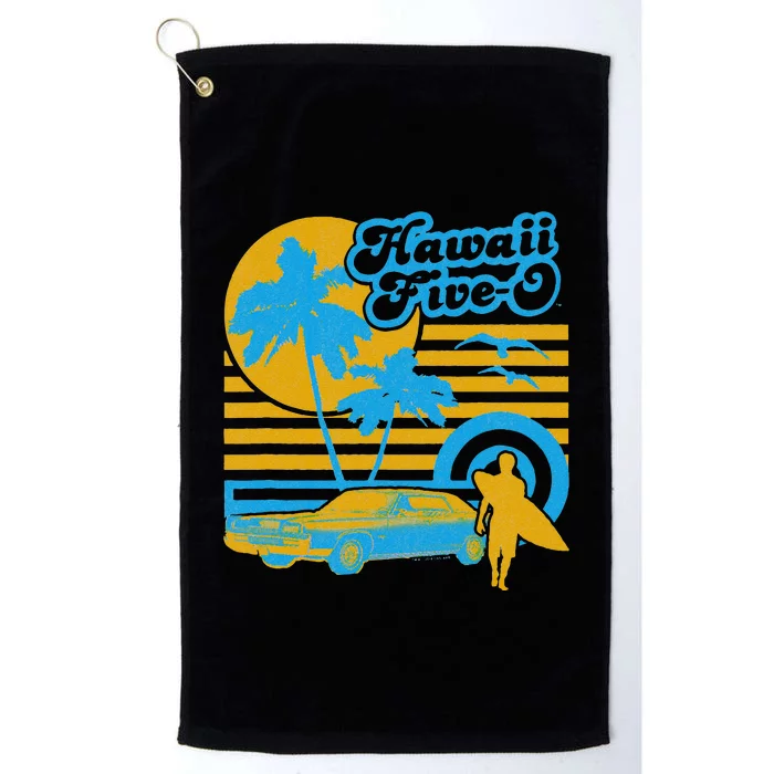 Hawaii Five O 5 0 Surfer Platinum Collection Golf Towel