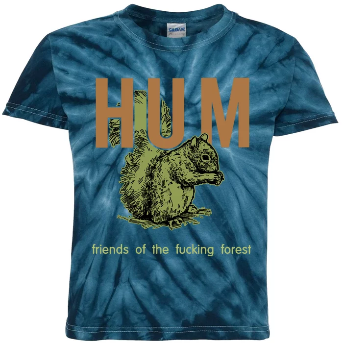 Hum Friends Of The Fucking Forest Kids Tie-Dye T-Shirt