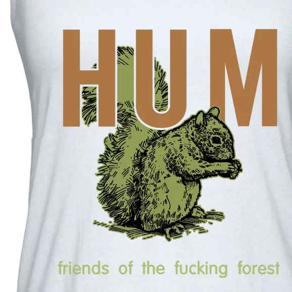 Hum Friends Of The Fucking Forest Ladies Essential Flowy Tank