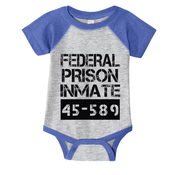 Halloween Federal Prison Inmate Prisoner Costume Infant Baby Jersey Bodysuit