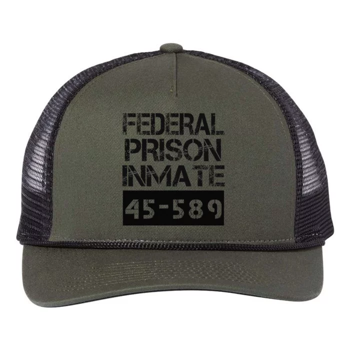 Halloween Federal Prison Inmate Prisoner Costume Retro Rope Trucker Hat Cap