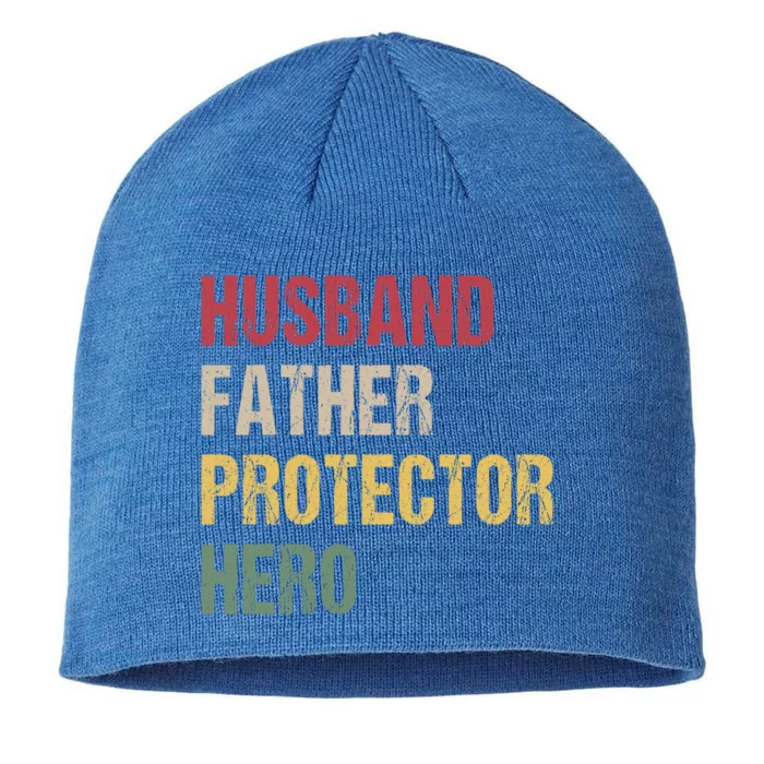 Husband Father Protector Hero Gift 8 1/2in Sustainable Knit Beanie