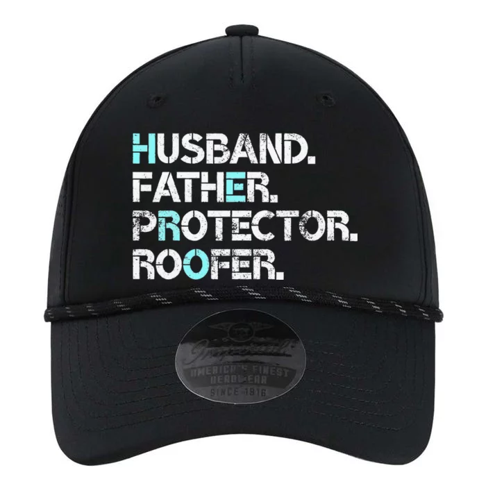 Husband Father Protector Roofer Gift Roofing Contractor Dad Performance The Dyno Cap