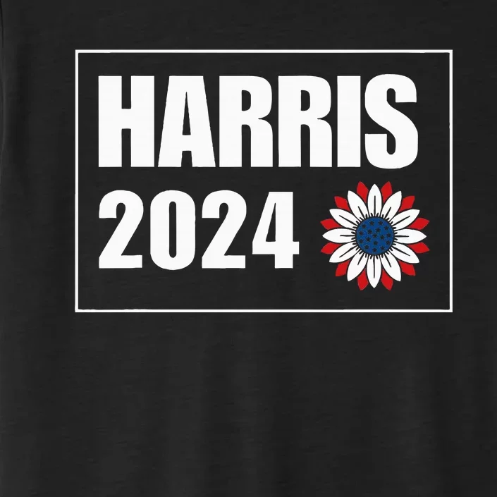 Harris For President 2024 Kamala Harris Usa Vote Harris ChromaSoft Performance T-Shirt