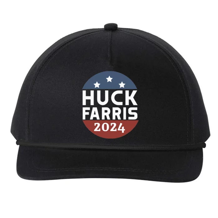 Huck Farris Pro Trump Pro Freedom Kamala Is Not My President Snapback Five-Panel Rope Hat