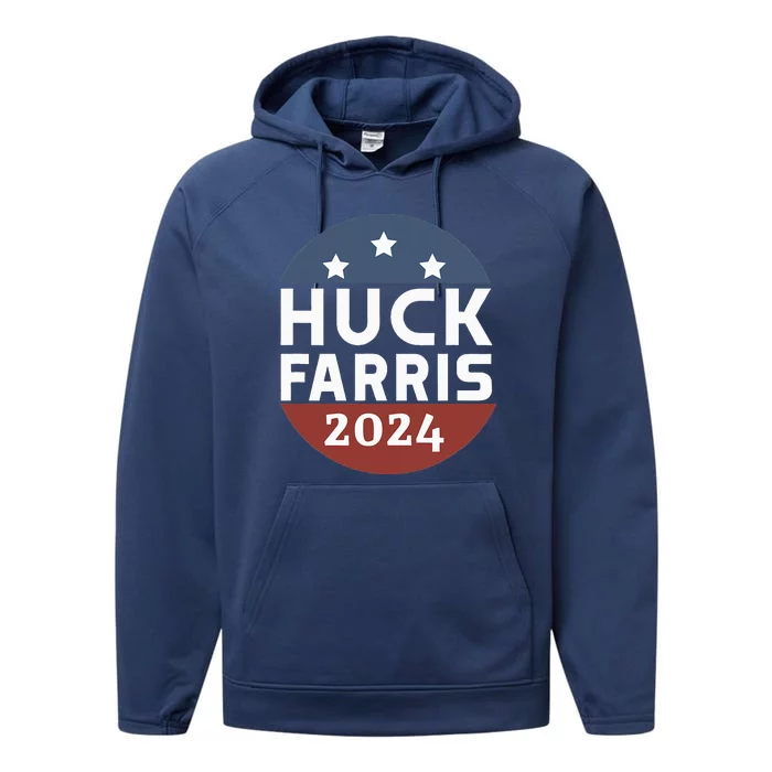 Huck Farris Pro Trump Pro Freedom Kamala Is Not My President Performance Fleece Hoodie