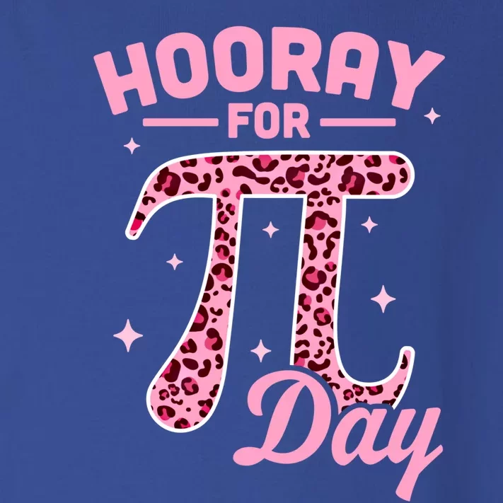 Hooray For Pi Day Funny Math Teachers Leopard Gift Pi Day Gift Toddler Long Sleeve Shirt