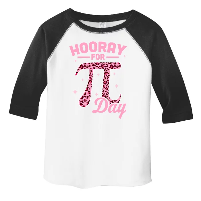 Hooray For Pi Day Funny Math Teachers Leopard Gift Pi Day Gift Toddler Fine Jersey T-Shirt