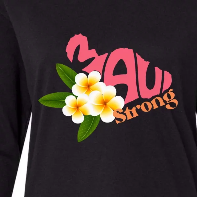 Hawaii Fires Pray For Maui Hawaii Strong Gift Womens Cotton Relaxed Long Sleeve T-Shirt