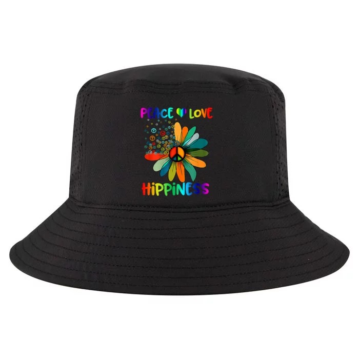 Hippie Flower Peace Soul Love Happy Cool Comfort Performance Bucket Hat