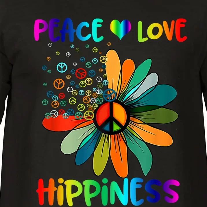 Hippie Flower Peace Soul Love Happy Comfort Colors T-Shirt