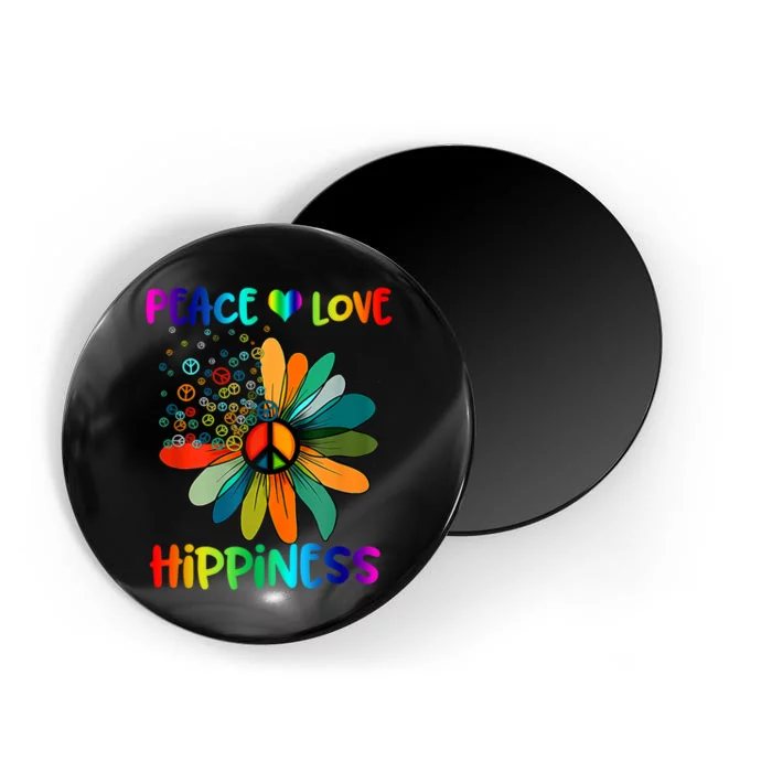 Hippie Flower Peace Soul Love Happy Magnet