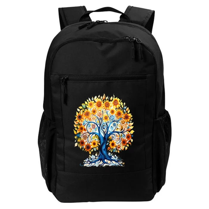 Hippie Flower Peace Soul Love Happy Daily Commute Backpack