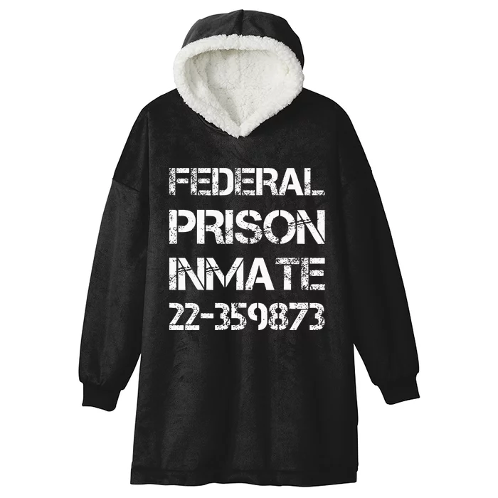 Halloween Federal Prison Jail Inmate Prisoner Costume Hooded Wearable Blanket