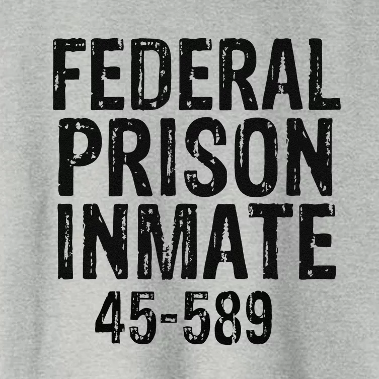 Halloween Federal Prison Inmate Prisoner Costume Women's Crop Top Tee