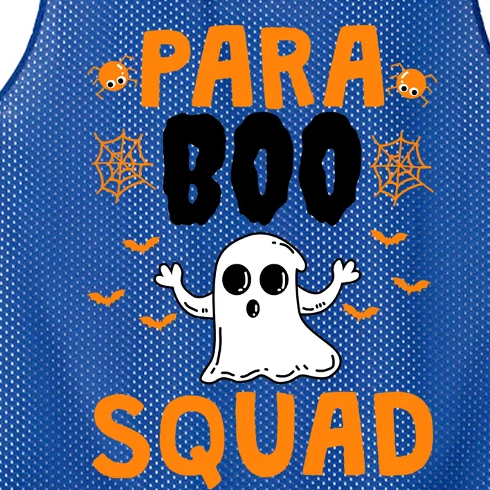 Halloween Funny Para Boo Squad Gift Mesh Reversible Basketball Jersey Tank