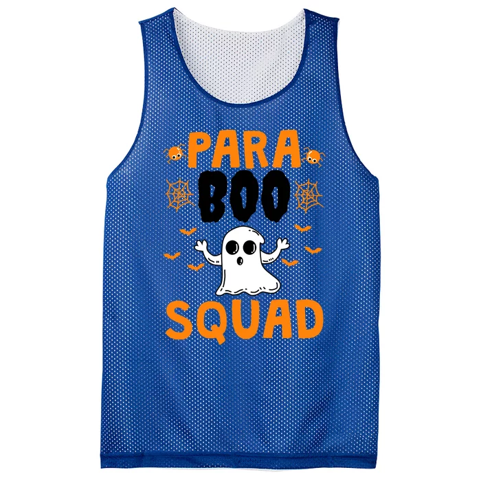 Halloween Funny Para Boo Squad Gift Mesh Reversible Basketball Jersey Tank