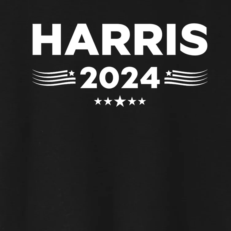 Harris For President 2024 Women's Crop Top Tee