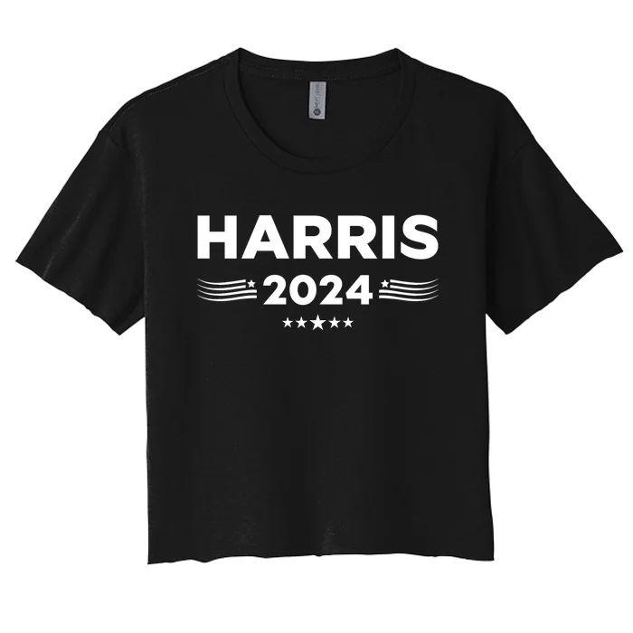 Harris For President 2024 Women's Crop Top Tee