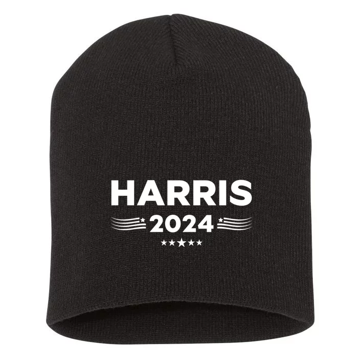 Harris For President 2024 Short Acrylic Beanie