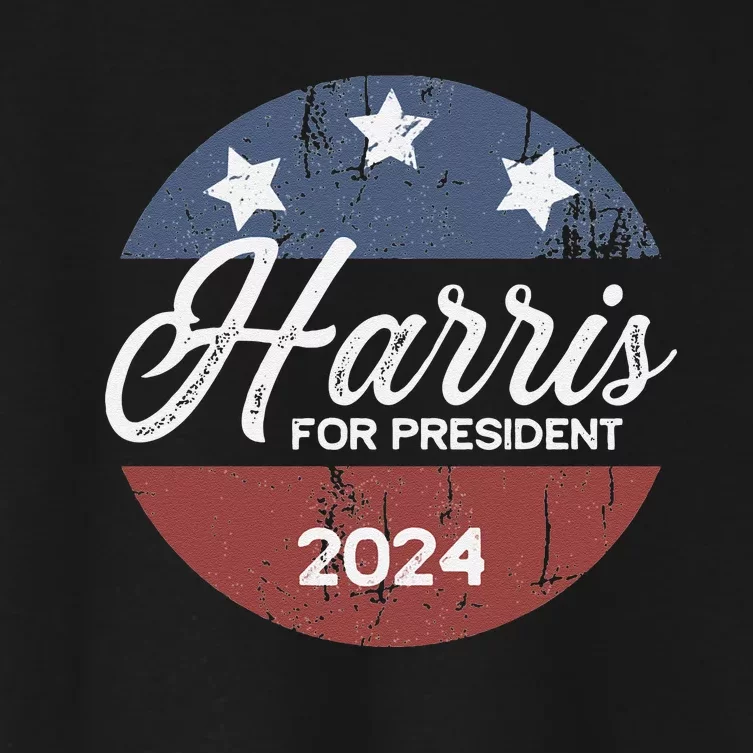 Harris For President Kamala Harris For President Women's Crop Top Tee