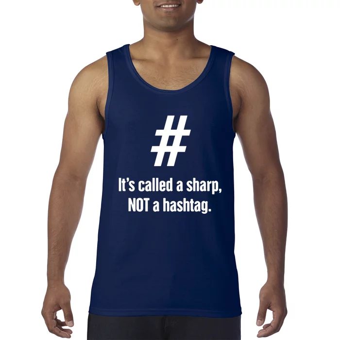 Hashtag Funny Piano Player Piano Teacher Tank Top