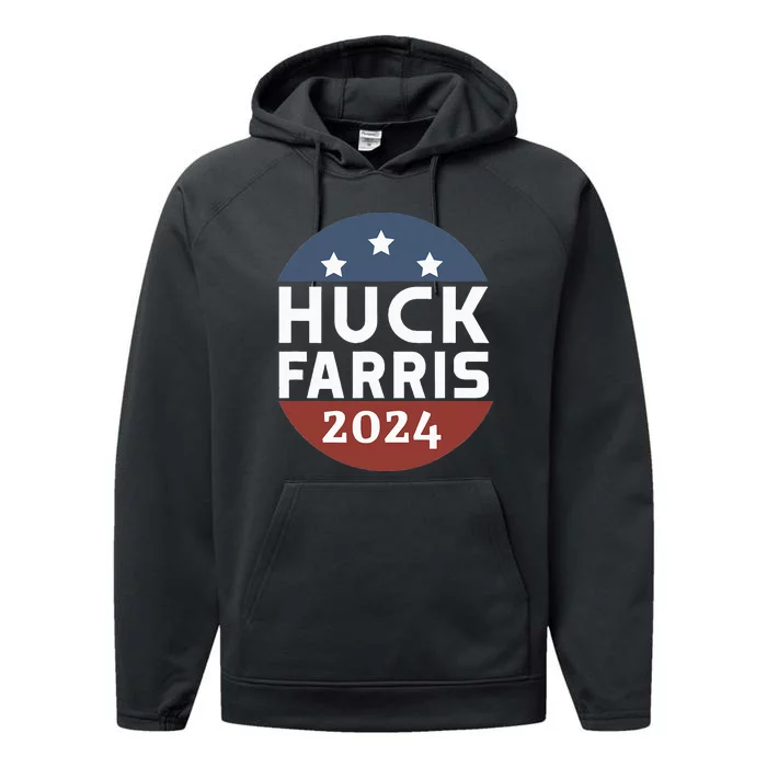 Huck Farris Pro Trump Pro Freedom Kamala Is Not My President Performance Fleece Hoodie