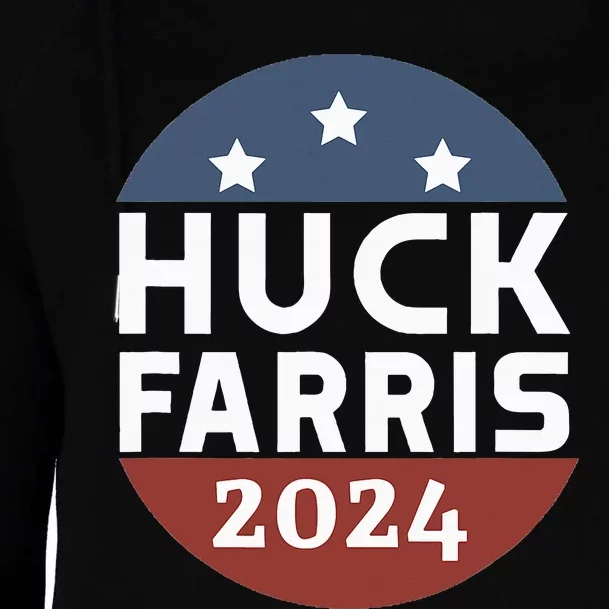 Huck Farris Pro Trump Pro Freedom Kamala Is Not My President Womens Funnel Neck Pullover Hood