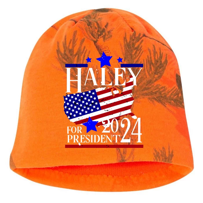 Haley For President 2024 Kati - Camo Knit Beanie