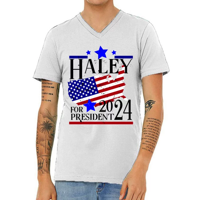 Haley For President 2024 V-Neck T-Shirt