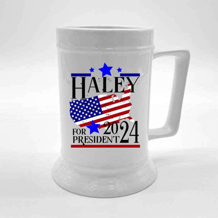 Haley For President 2024 Front & Back Beer Stein