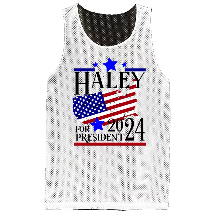 Haley For President 2024 Mesh Reversible Basketball Jersey Tank