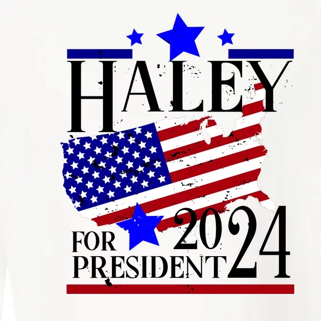 Haley For President 2024 Cropped Pullover Crew