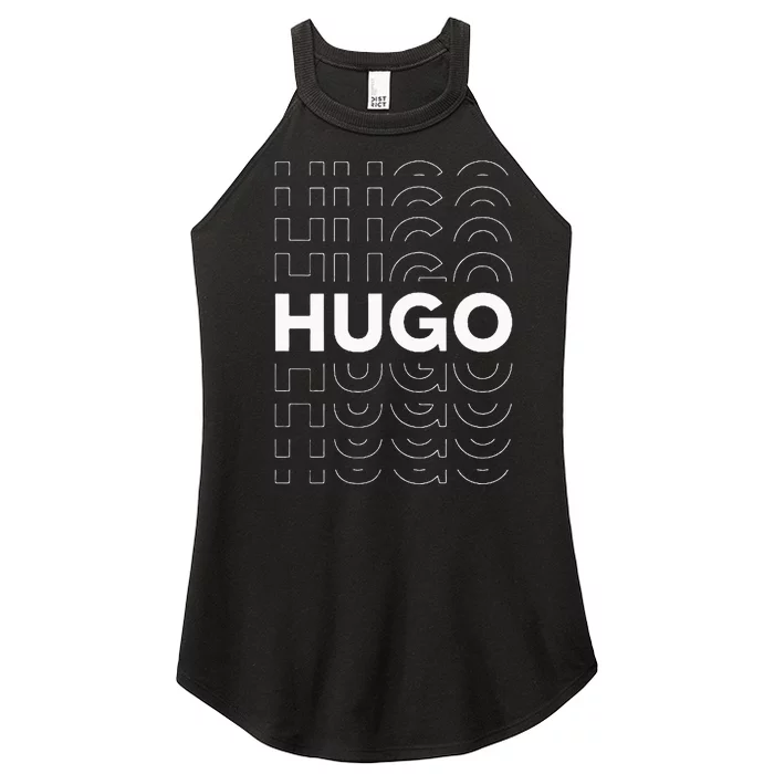 Hugo Funny Personalized Name Hugo Women’s Perfect Tri Rocker Tank