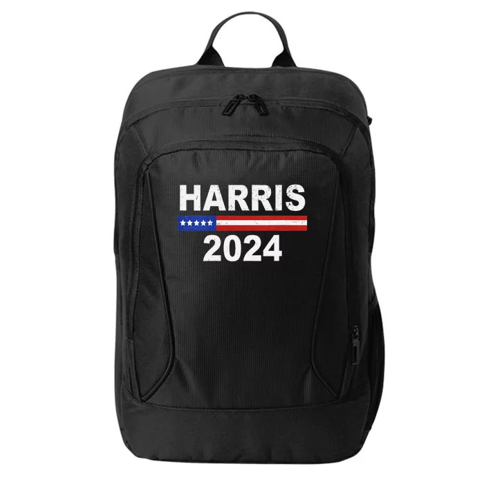 Harris For President Election Kamala Harris 2024 V Neck City Backpack