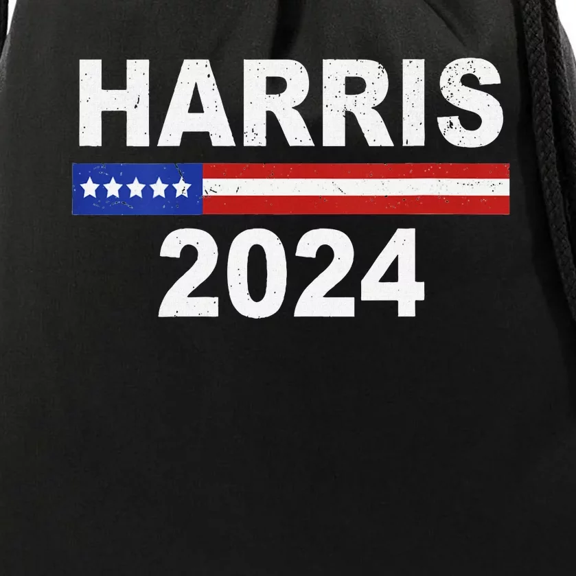 Harris For President Election Kamala Harris 2024 V Neck Drawstring Bag