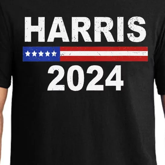 Harris For President Election Kamala Harris 2024 V Neck Pajama Set