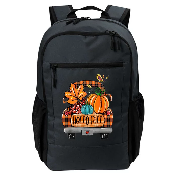 Hello Fall Pumpkin Truck Cute Daily Commute Backpack