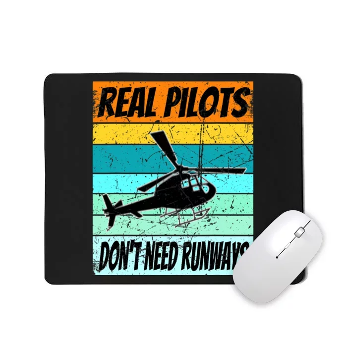 Helicopter For Real Pilots Dont Need Runways Mousepad