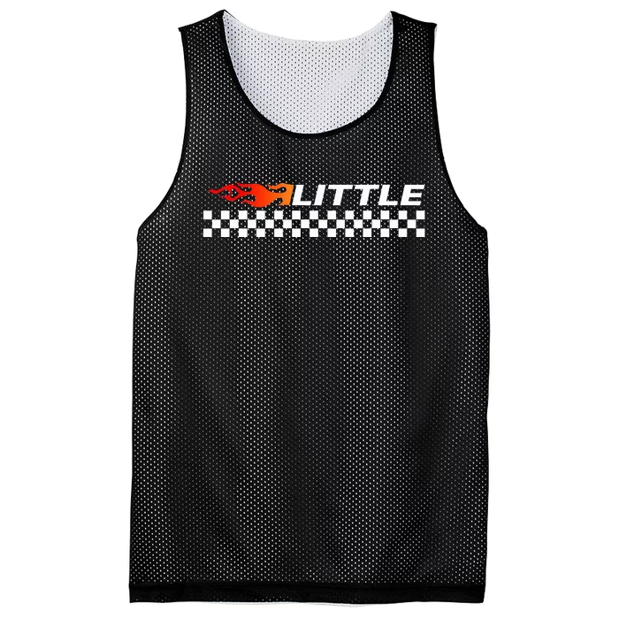 Heart Flame Race Car Big Little Sorority Reveal For Little Mesh Reversible Basketball Jersey Tank