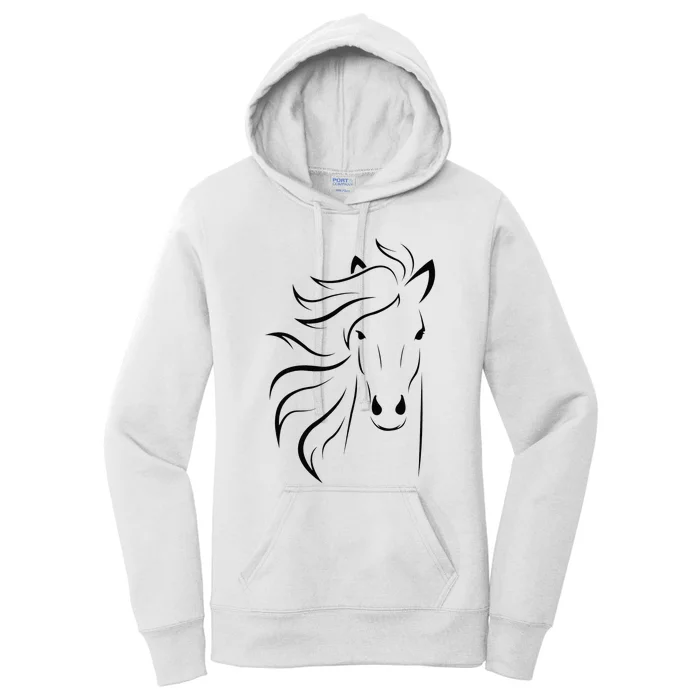 horse for riders and horse lovers Women's Pullover Hoodie