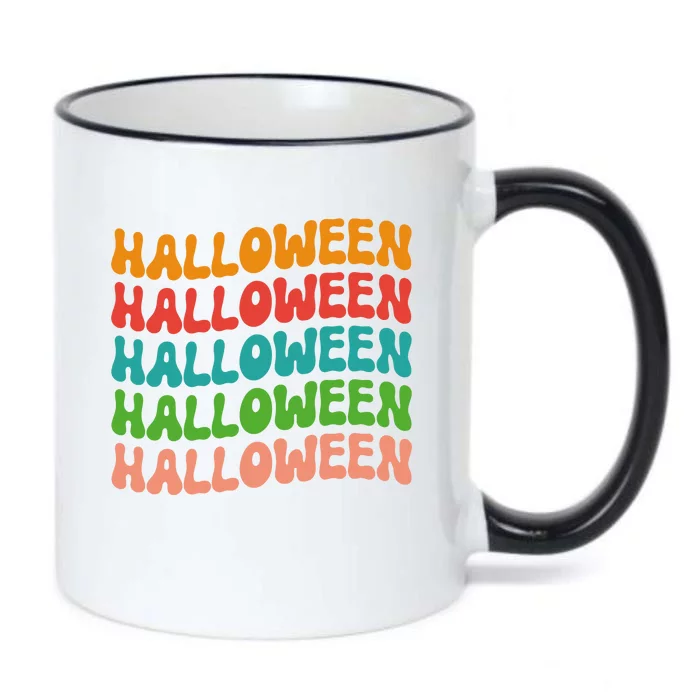 Halloween Festive Retro Gift Black Color Changing Mug