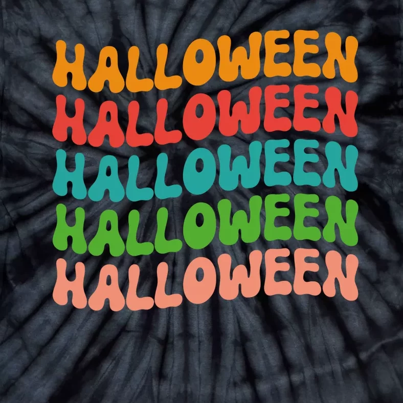 Halloween Festive Retro Gift Tie-Dye T-Shirt