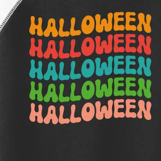 Halloween Festive Retro Gift Toddler Fine Jersey T-Shirt